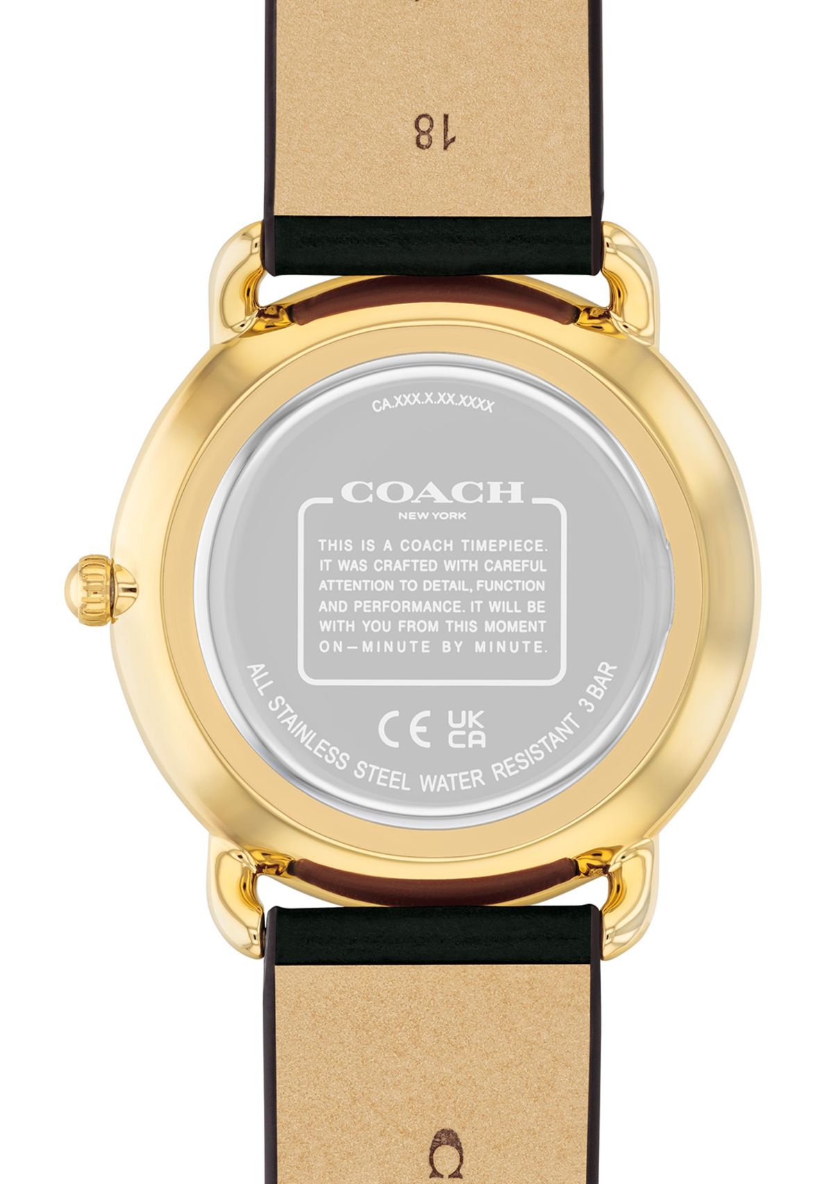 Elliot Leather Strap Watch