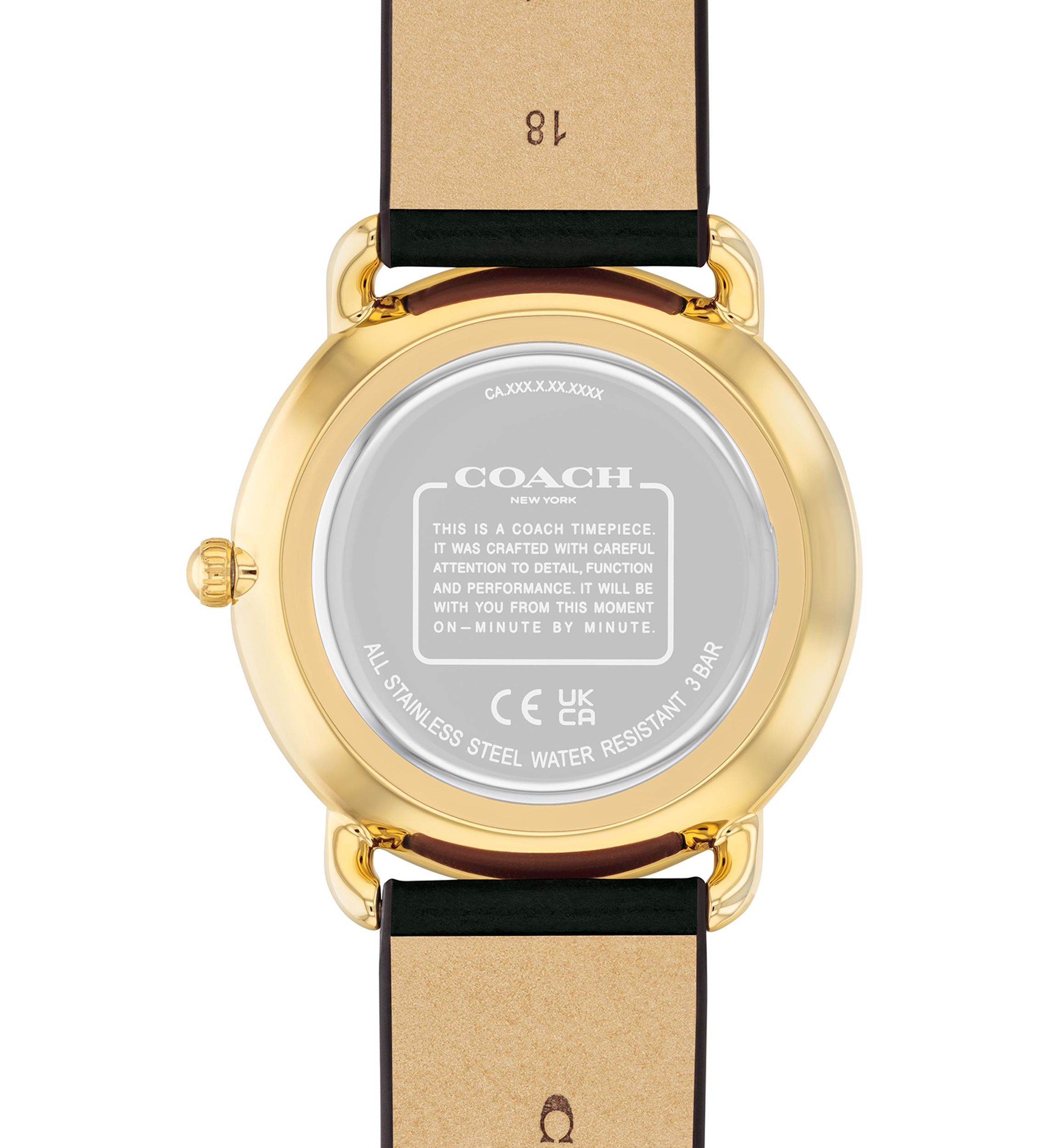 Elliot Leather Strap Watch