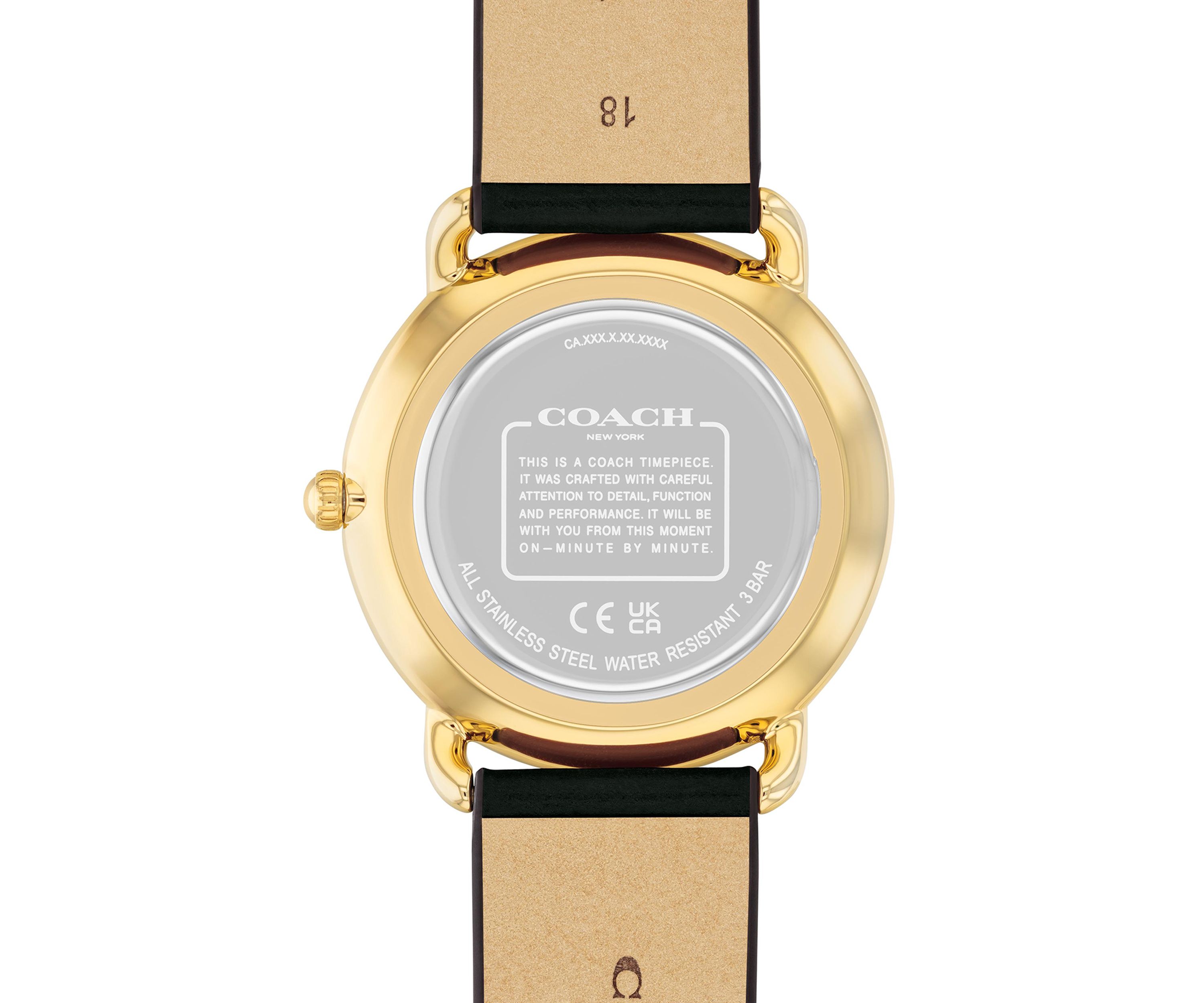 Elliot Leather Strap Watch