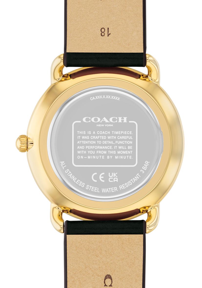 Elliot Leather Strap Watch