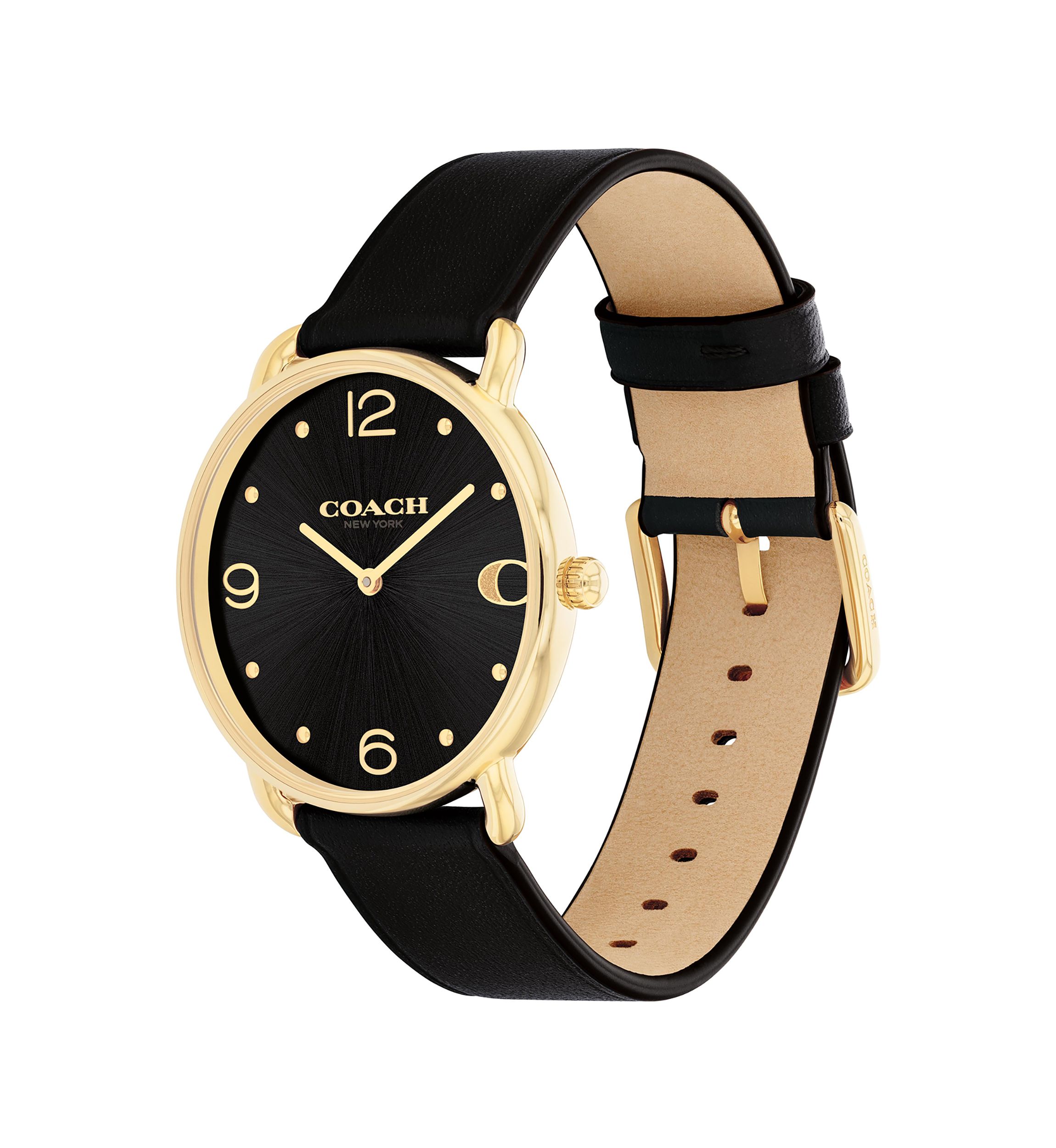 Elliot Leather Strap Watch