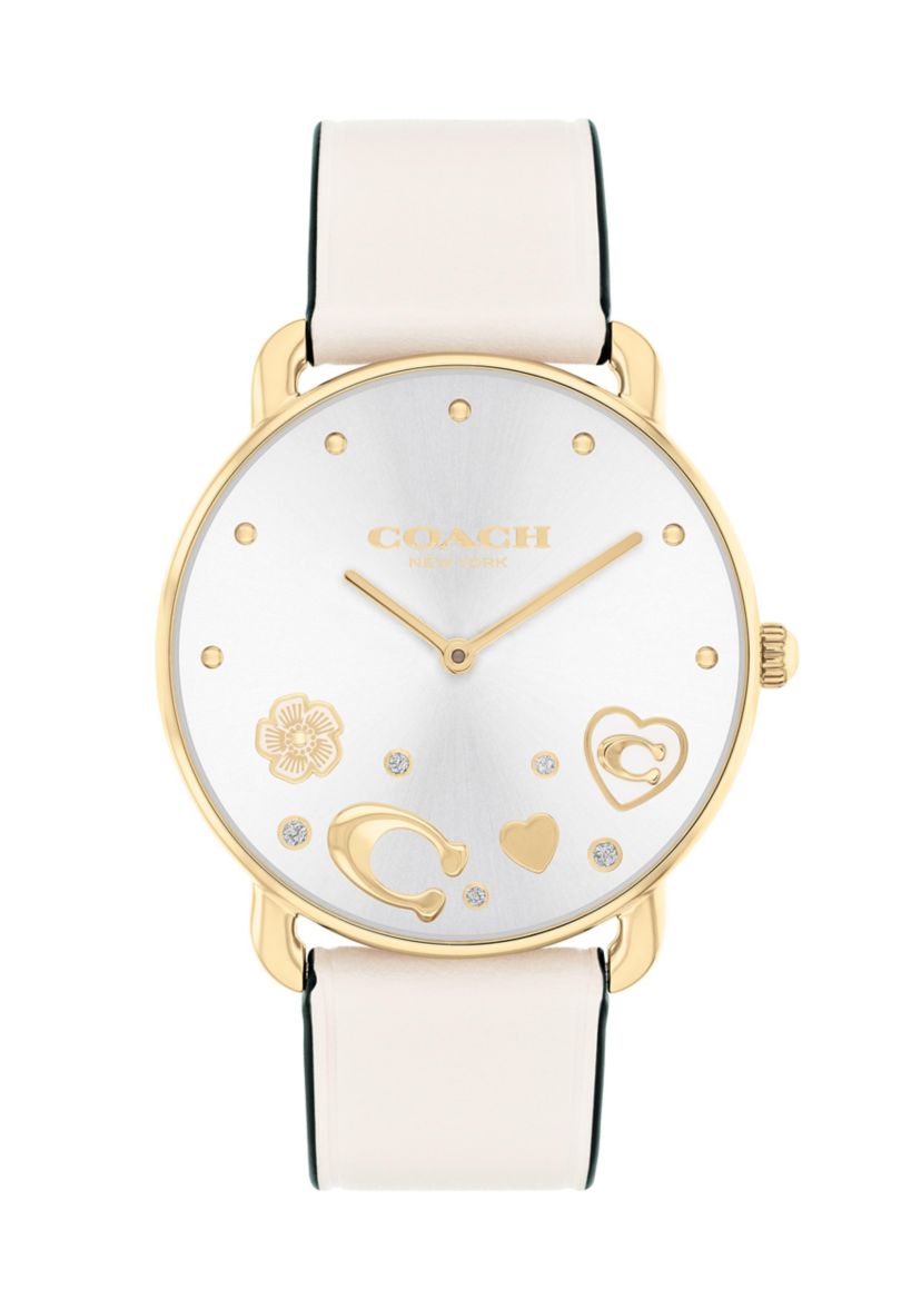 Elliot Leather Strap Watch