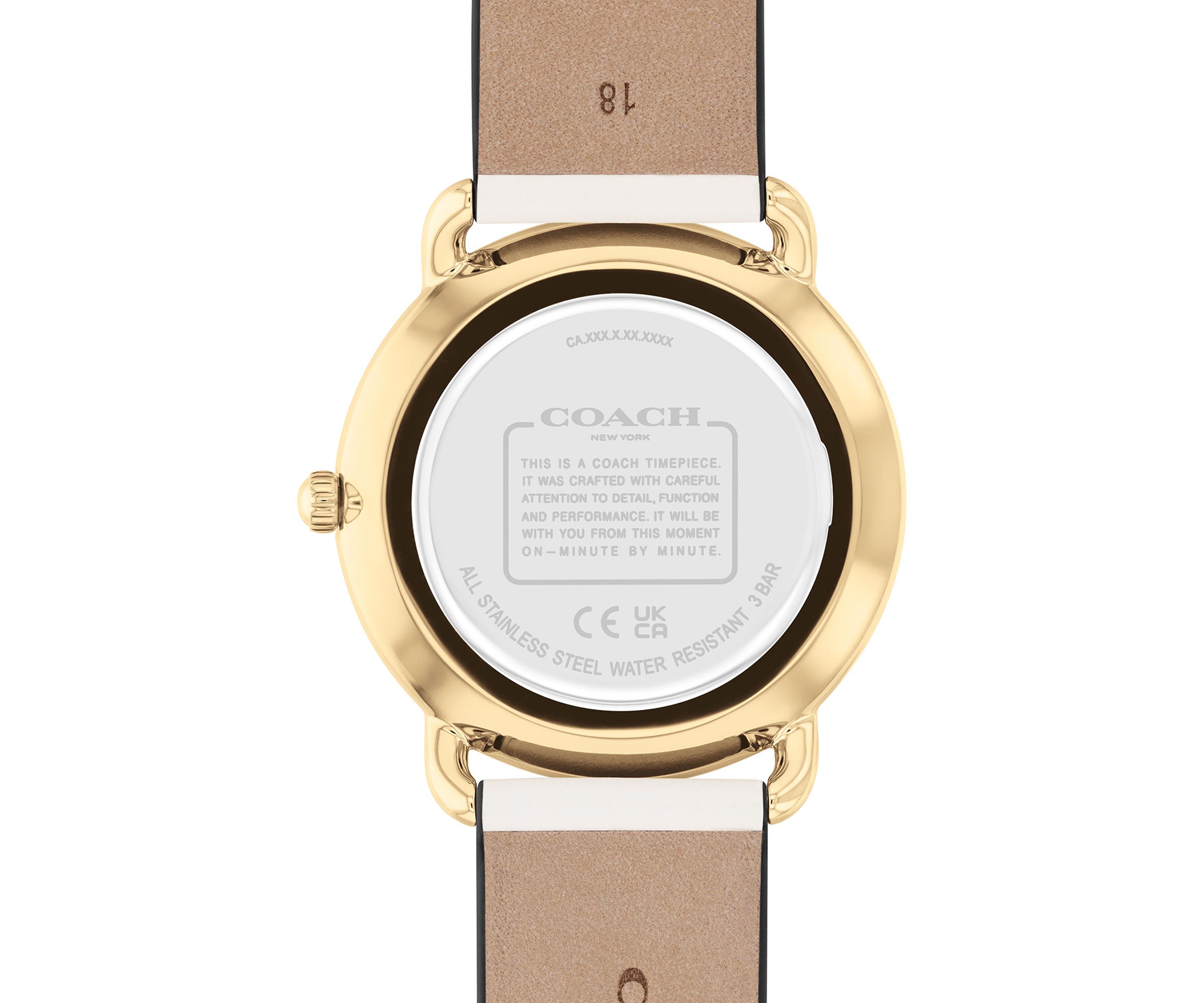 Elliot Leather Strap Watch
