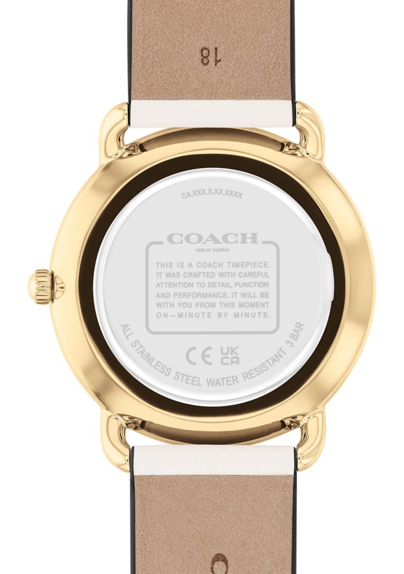 Elliot Leather Strap Watch