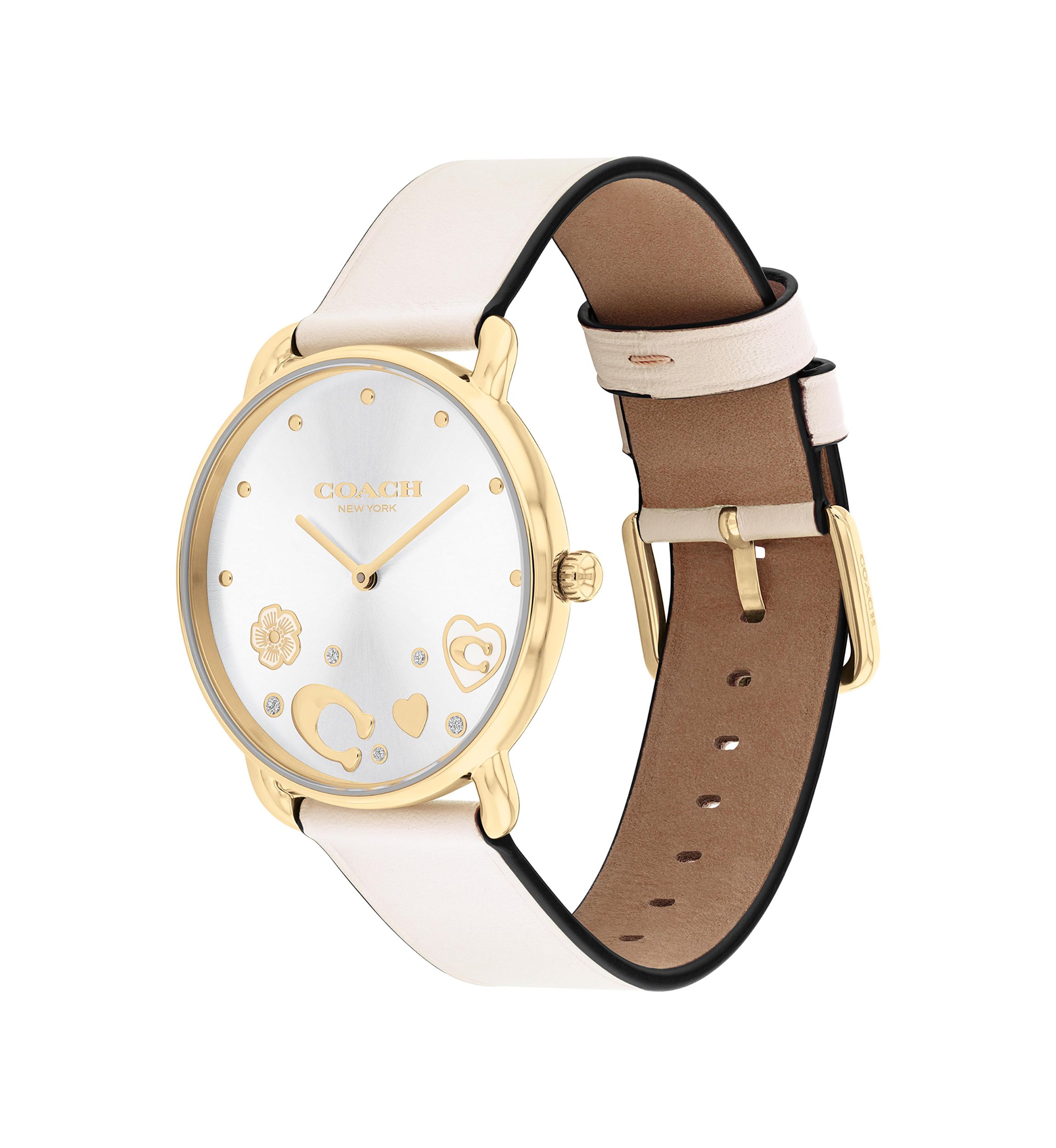 Elliot Leather Strap Watch
