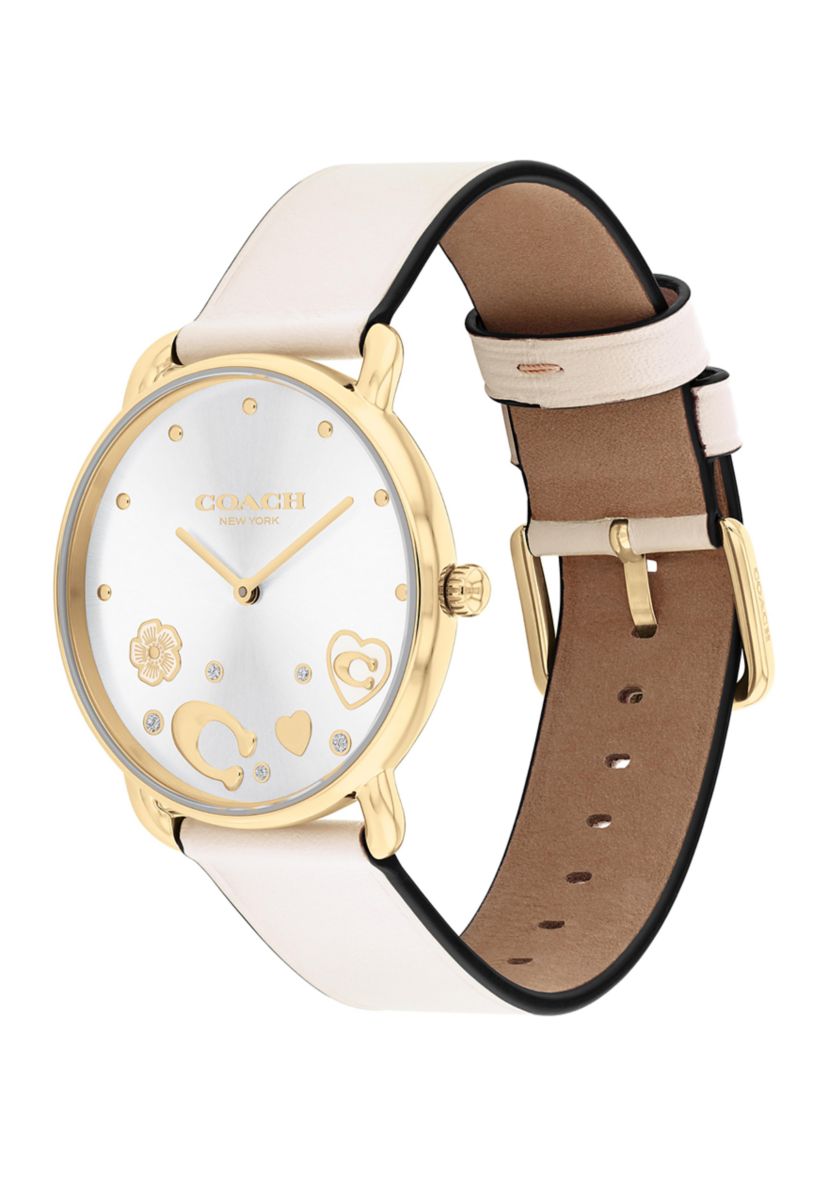 Elliot Leather Strap Watch