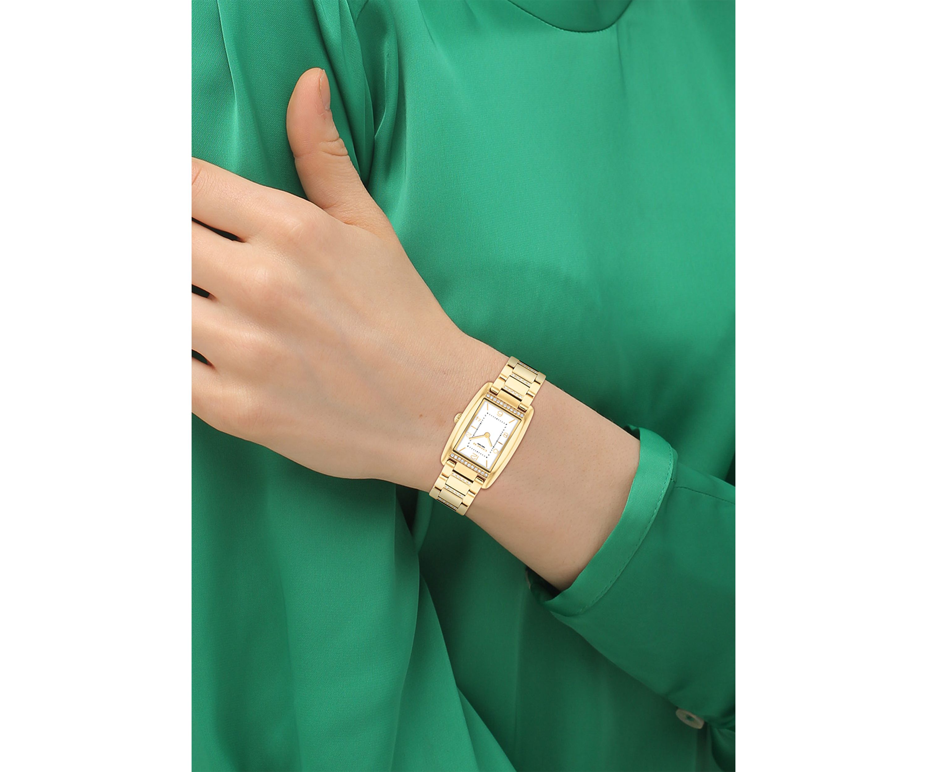 Reese Gold-Tone Stainless Steel Bracelet Watch