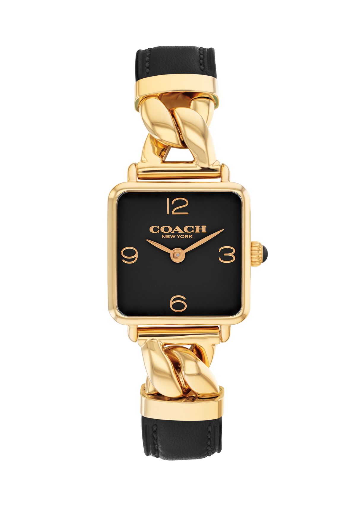 Cass Leather Strap Watch