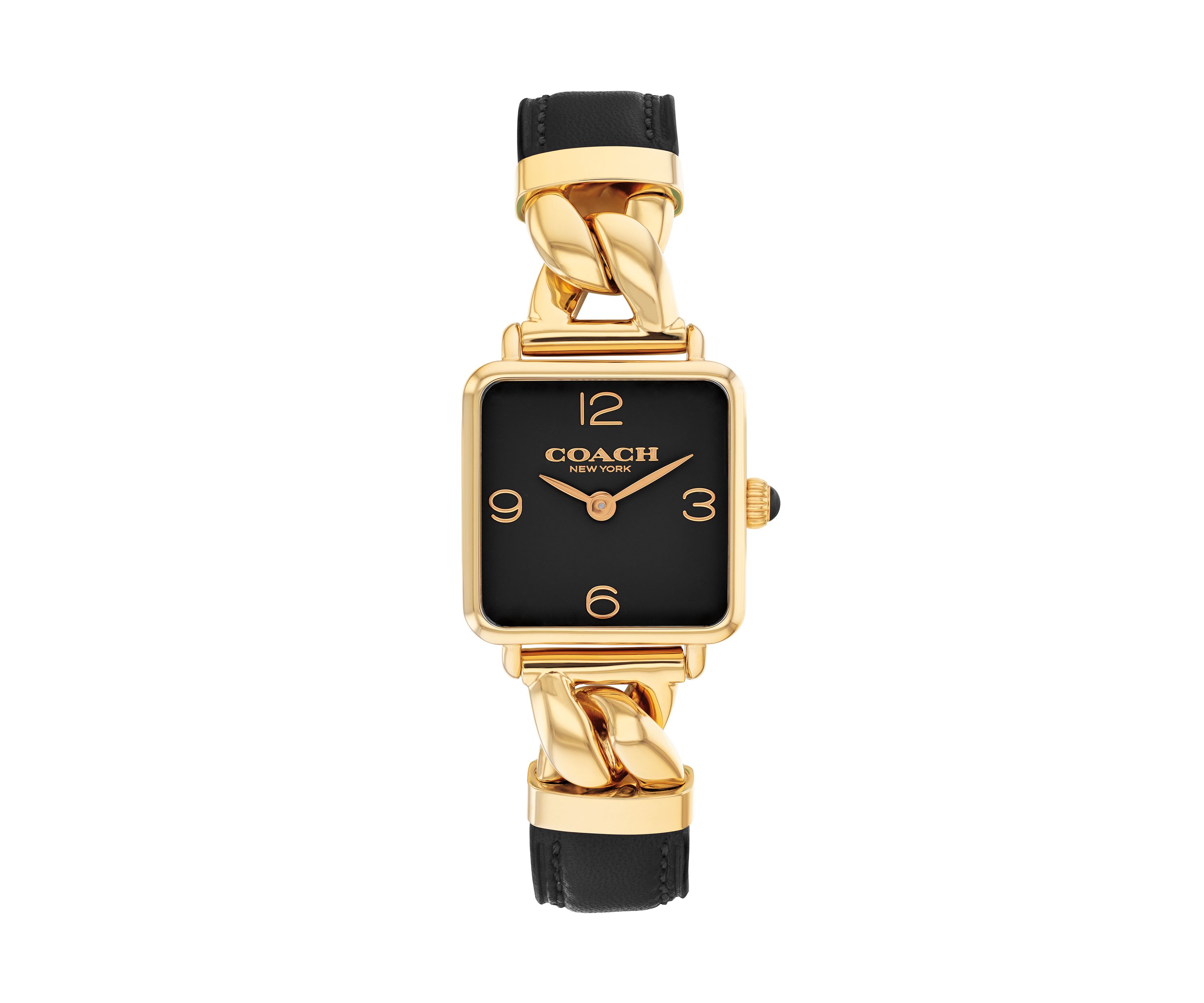 Cass Leather Strap Watch
