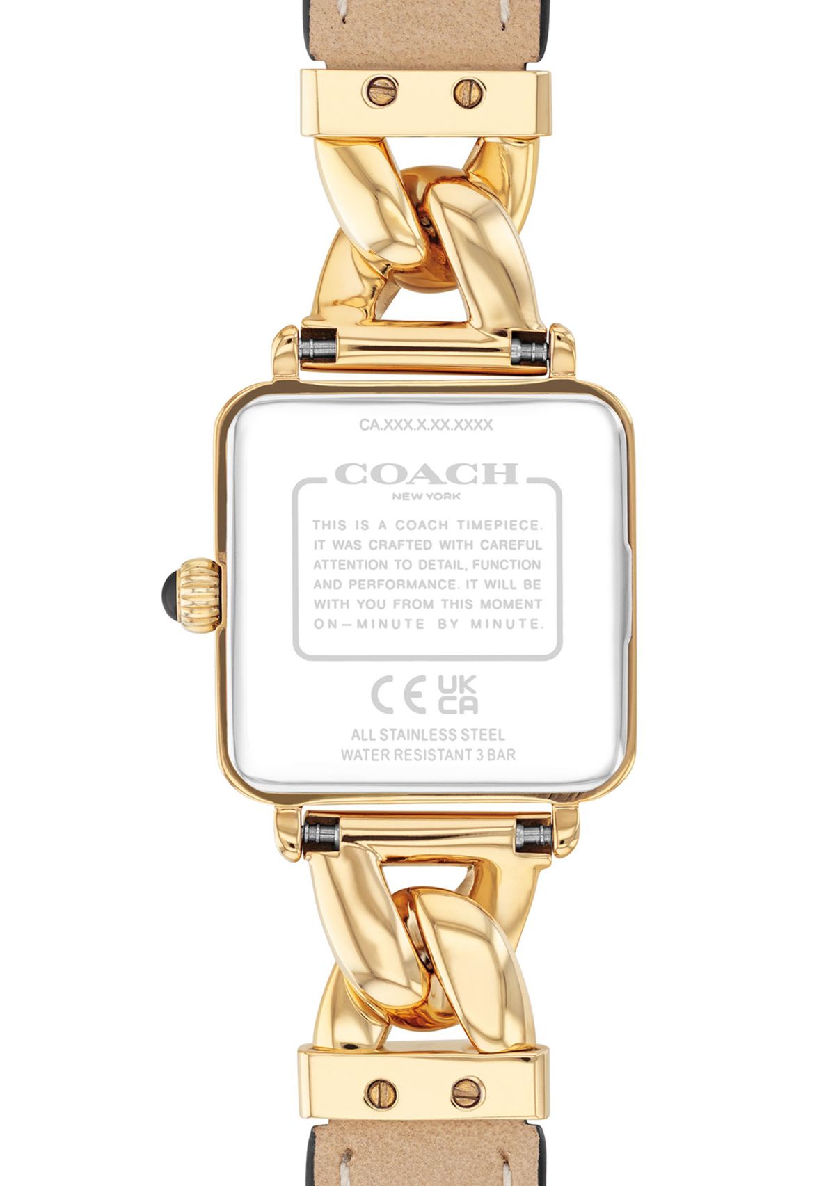 Cass Leather Strap Watch