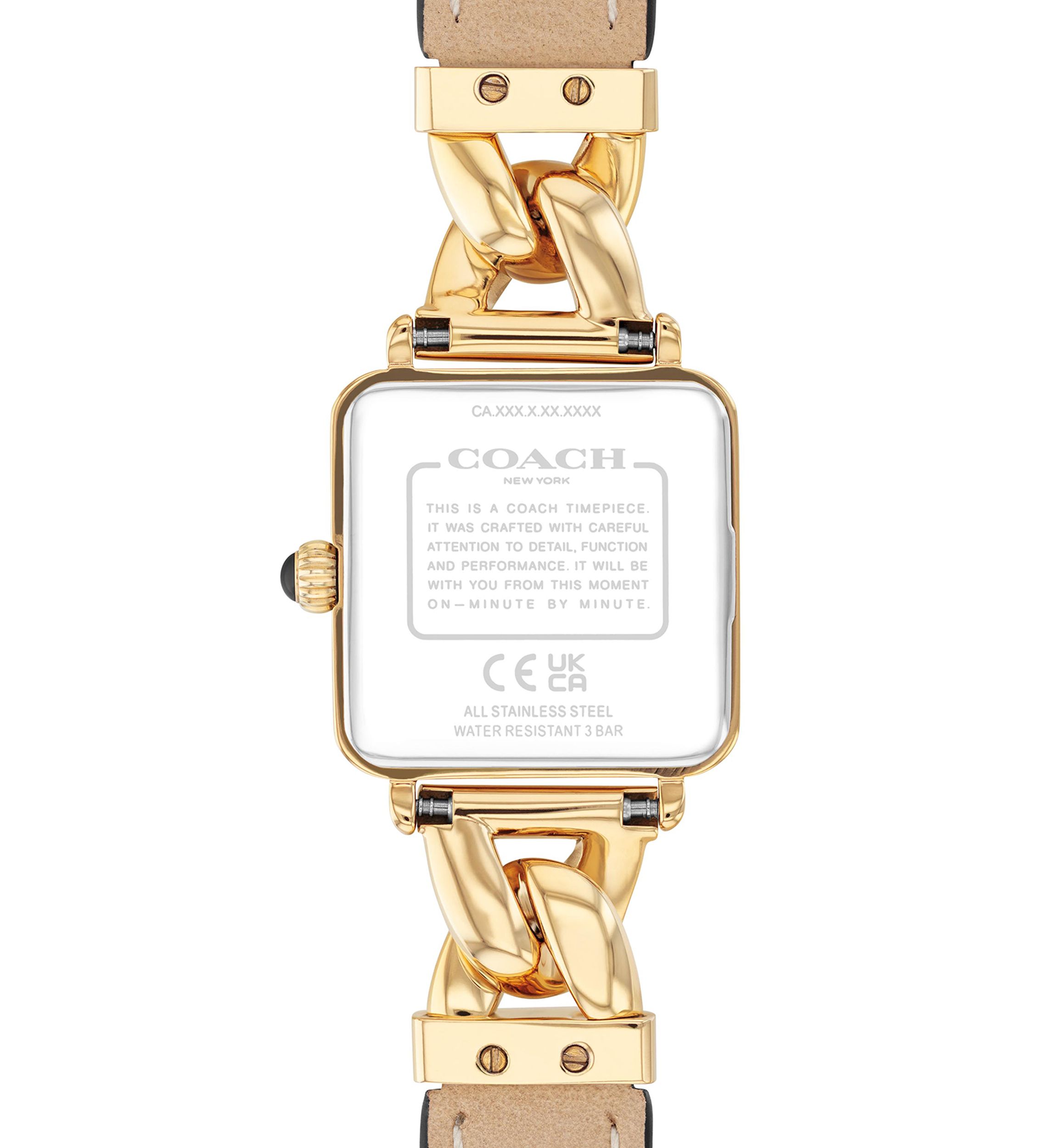 Cass Leather Strap Watch