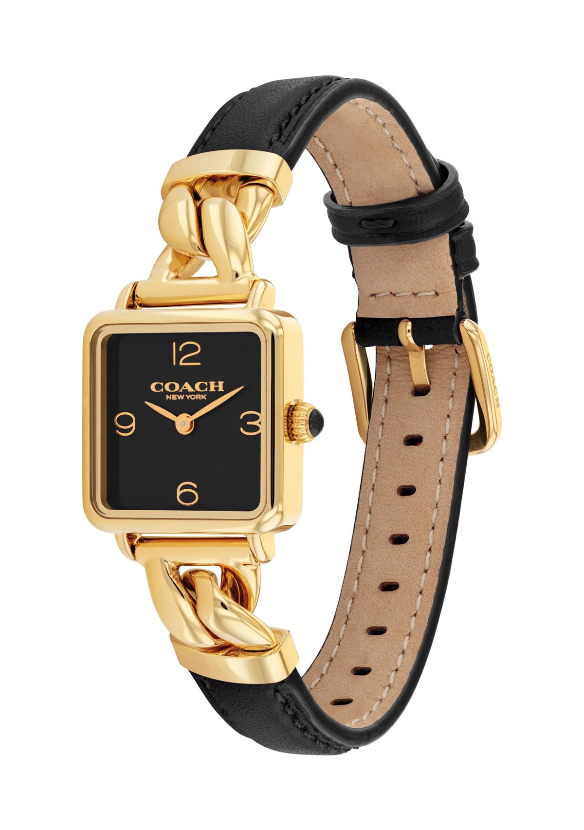 Cass Leather Strap Watch