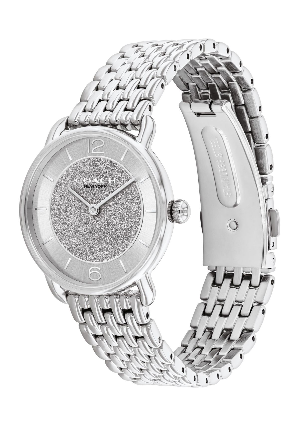 Elliot Stainless Steel Glitter Dial Bracelet Watch
