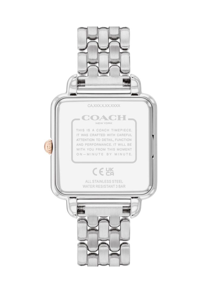 Cass Stainless Steel Bracelet Watch