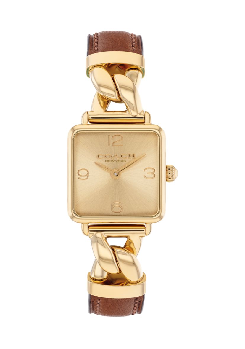  Cass Leather Strap Watch