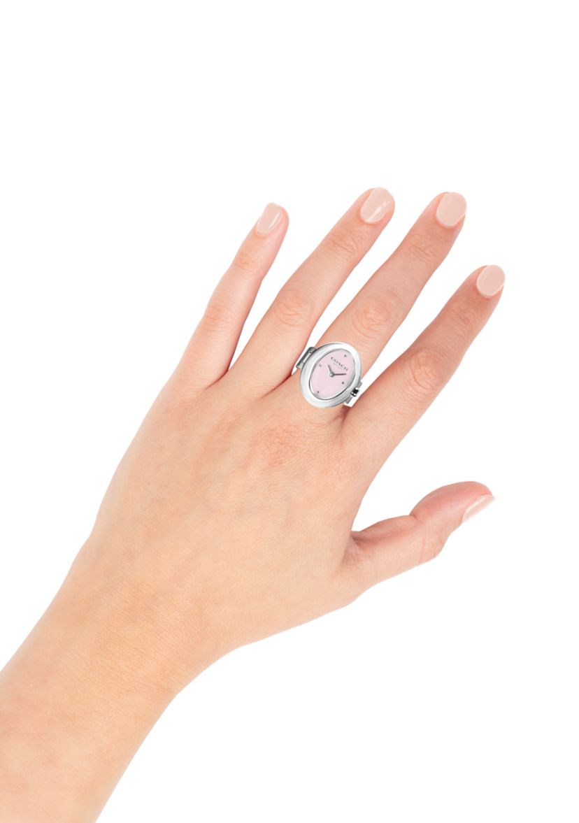 Sammy Stainless Steel Ring Watch