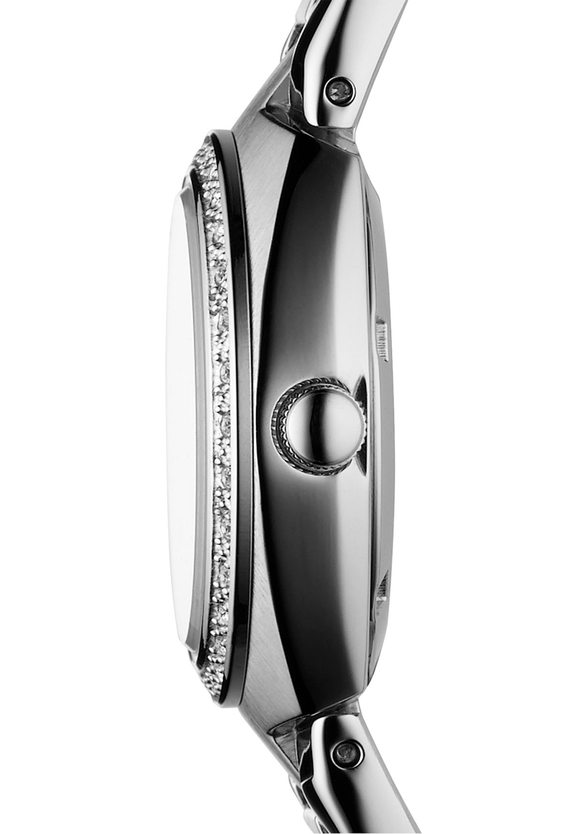 Womens White Glitz Watch