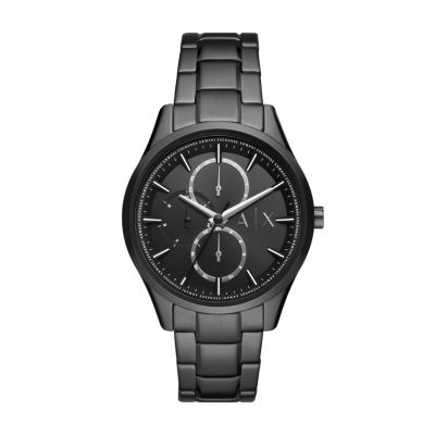 Armani Exchange AX Men's Multifunction Black Stainless Steel Watch -  5801117AX1867