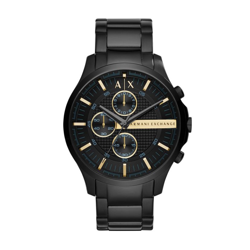 Armani Exchange Chronograph Black Stainless Steel Watch