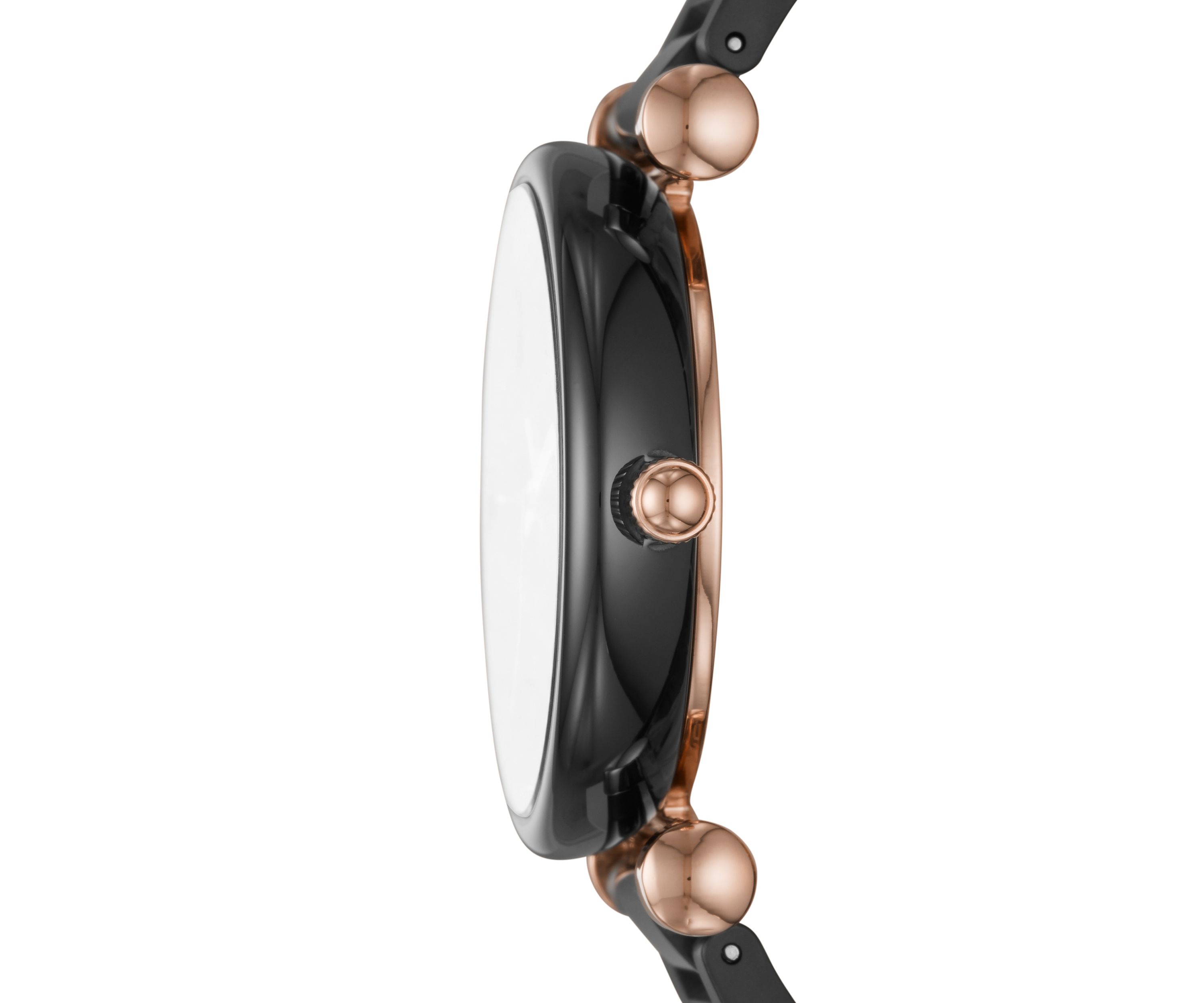 Womens Carlie Black Ceramic Watch