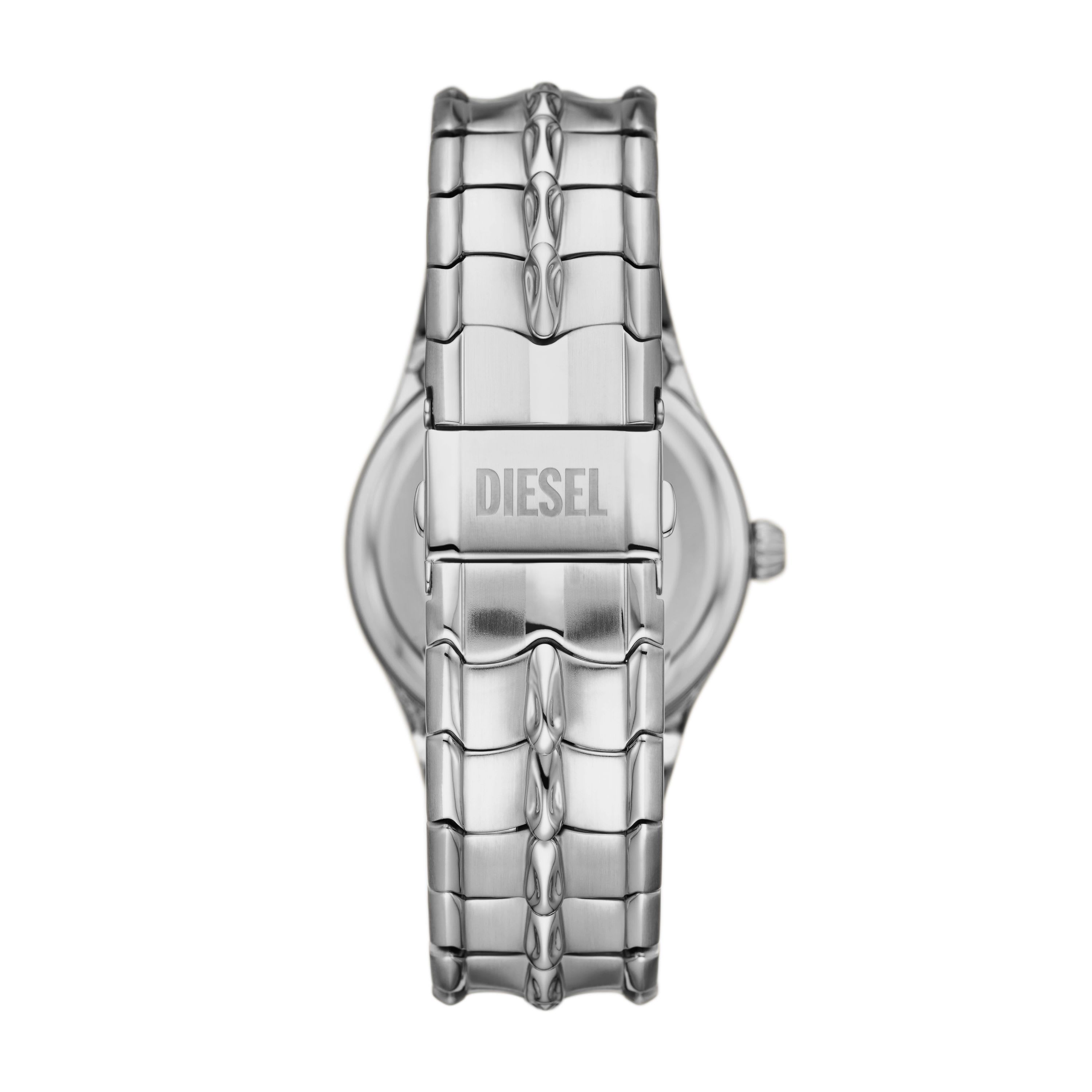 Diesel Mens Vert Three-Hand Date Stainless Steel Watch