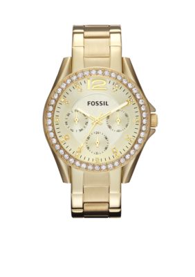 Inval America Women s Riley Gold Tone Glitz Watch belk