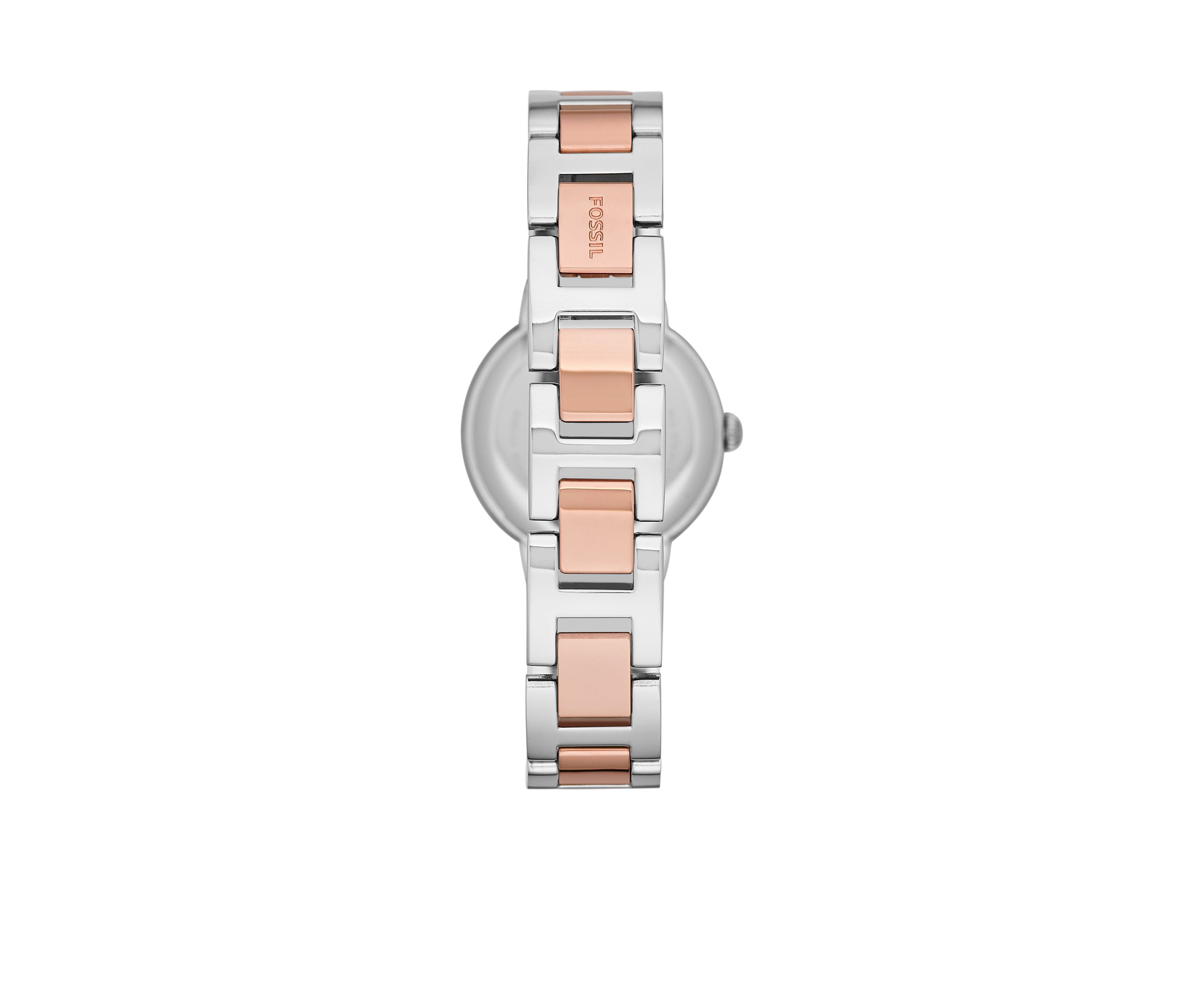 Womens Two-Tone Stainless Steel Three-Hand Glitz Virginia Watch
