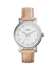 Fossil® Women's Original Boyfriend Three-Hand Leather Watch