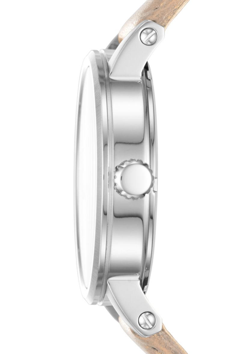 Womens Original Boyfriend Three-Hand Leather Watch