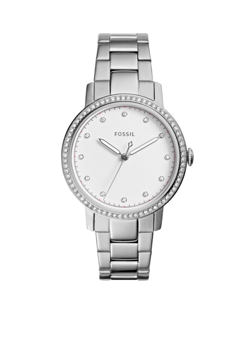 Neely Three-Hand Stainless Steel Watch