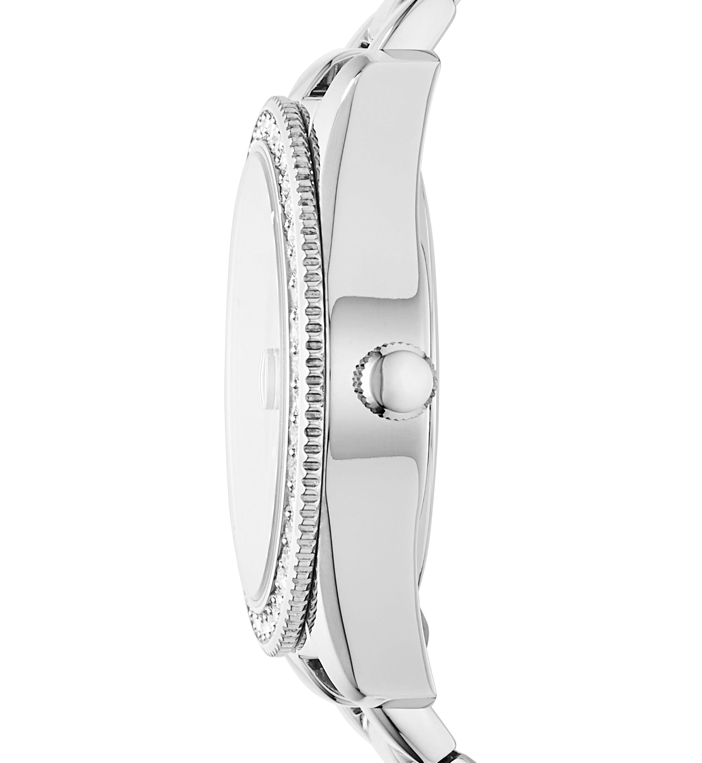 Stainless Steel Scarlette Three-Hand Date Watch