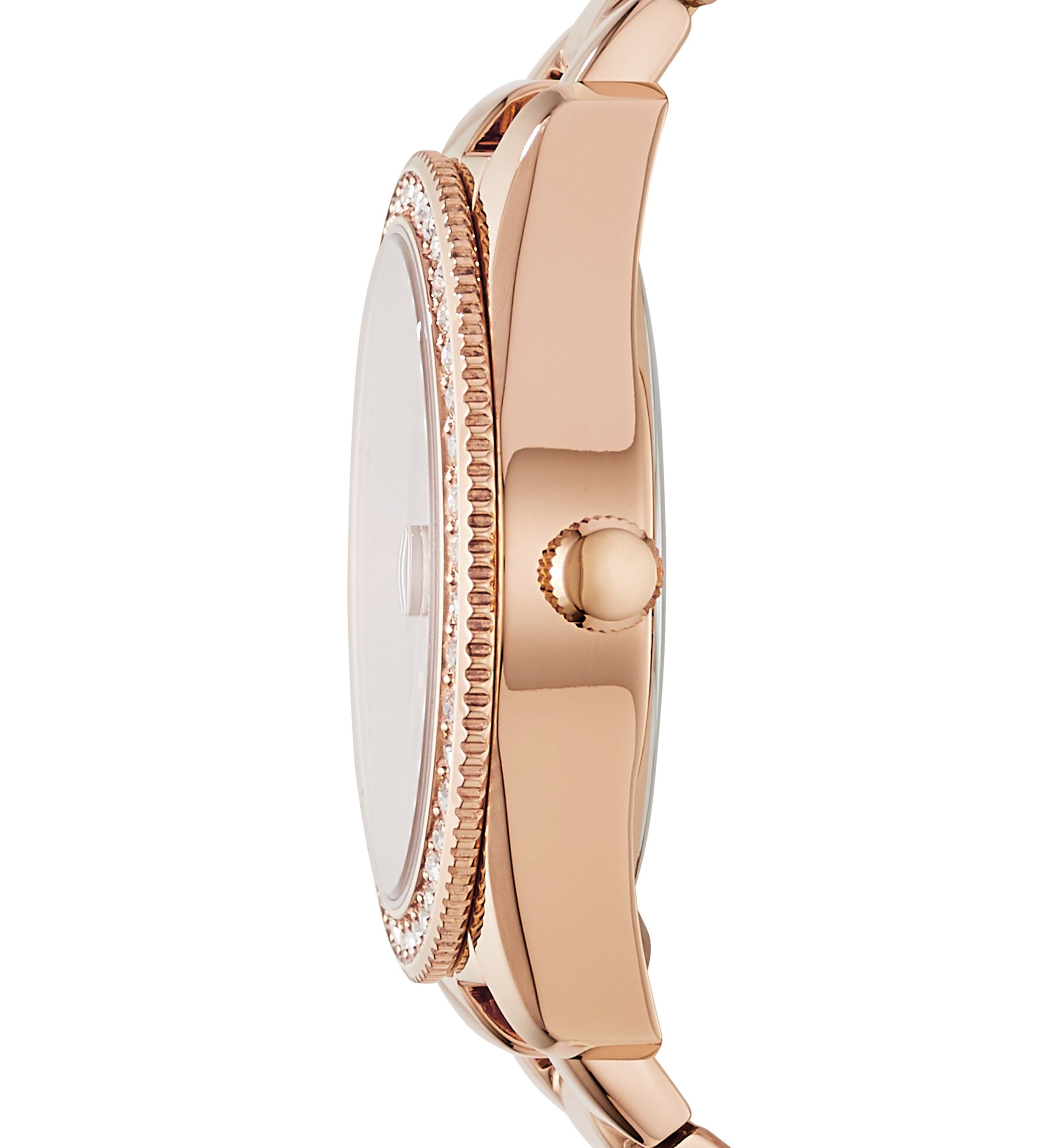 Gold-Tone Stainless Steel Scarlette Three-Hand Date Watch