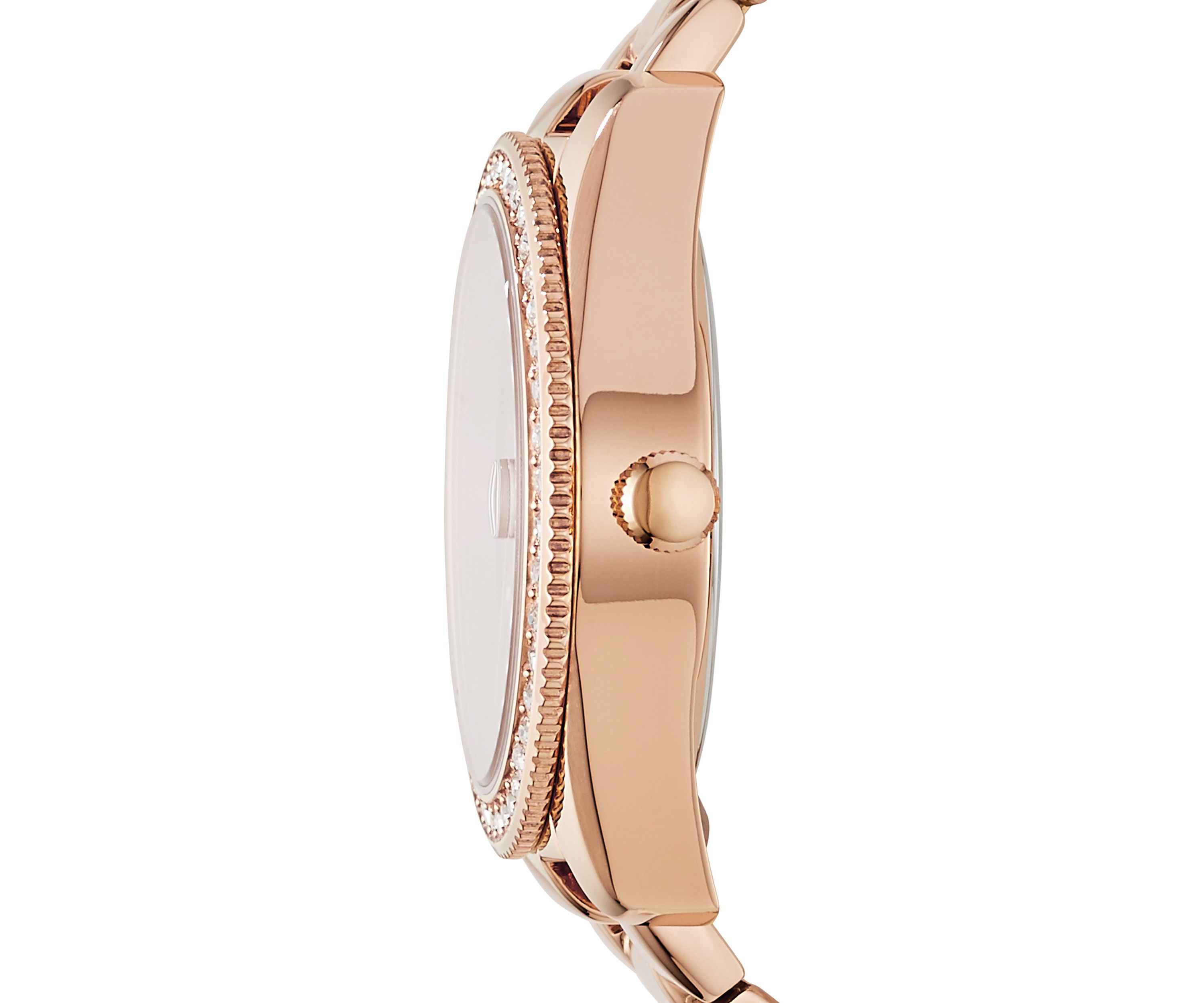 Gold-Tone Stainless Steel Scarlette Three-Hand Date Watch