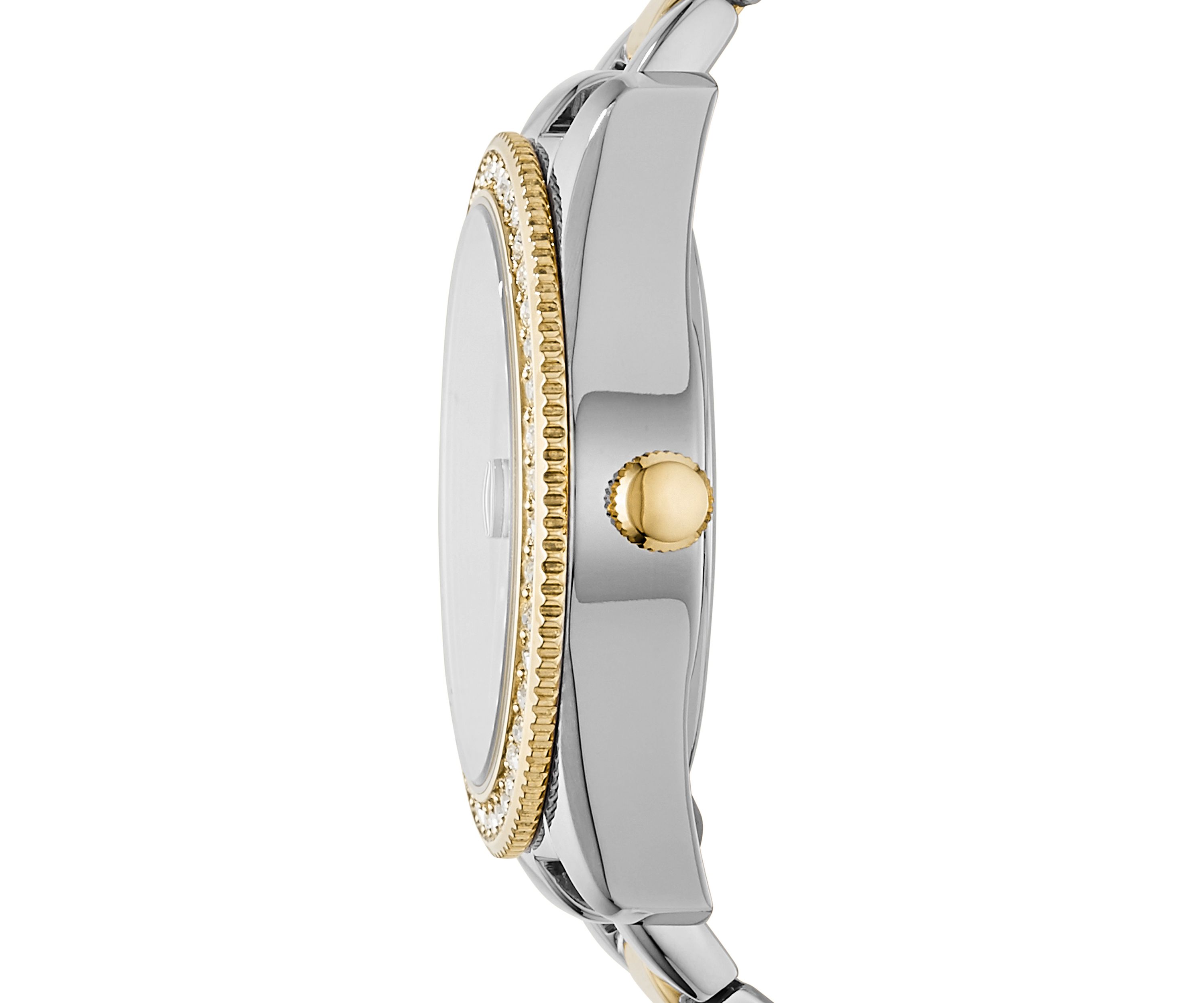 Two-Tone Stainless Steel Scarlette Three-Hand Date Watch