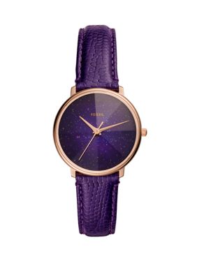 Fossil purple 2025 women's watch