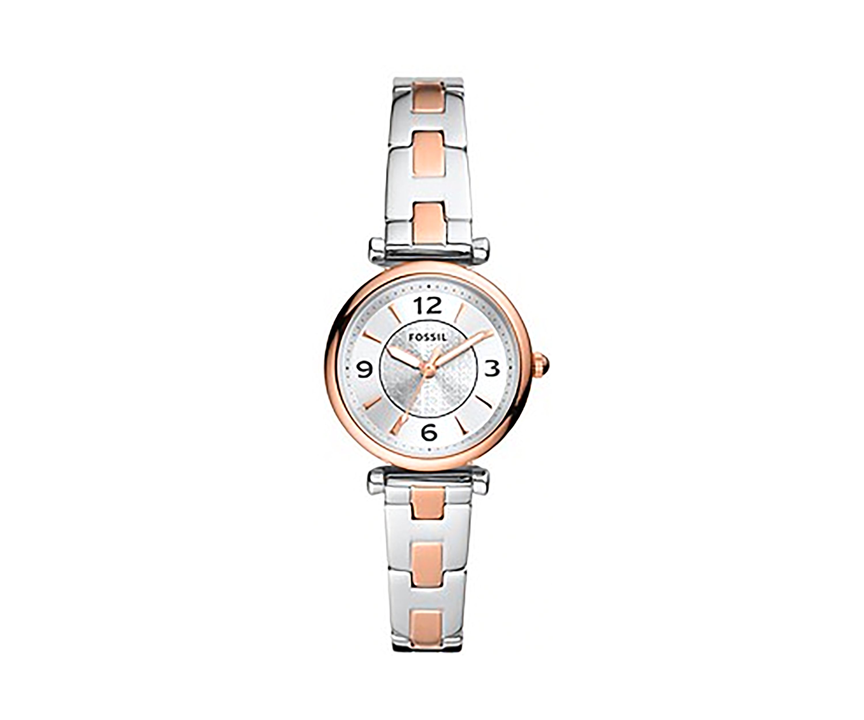 Carlie Three Hand Two Tone Stainless Steel Watch