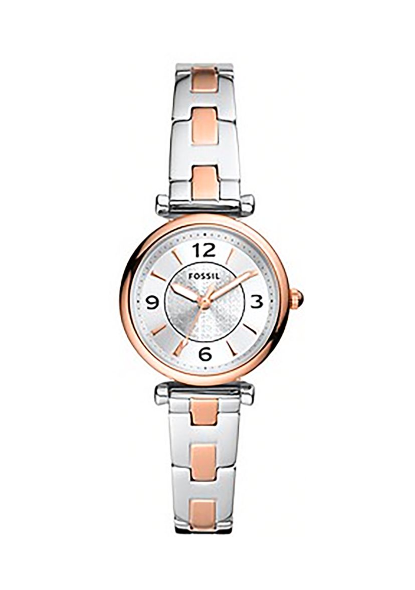 Carlie Three Hand Two Tone Stainless Steel Watch