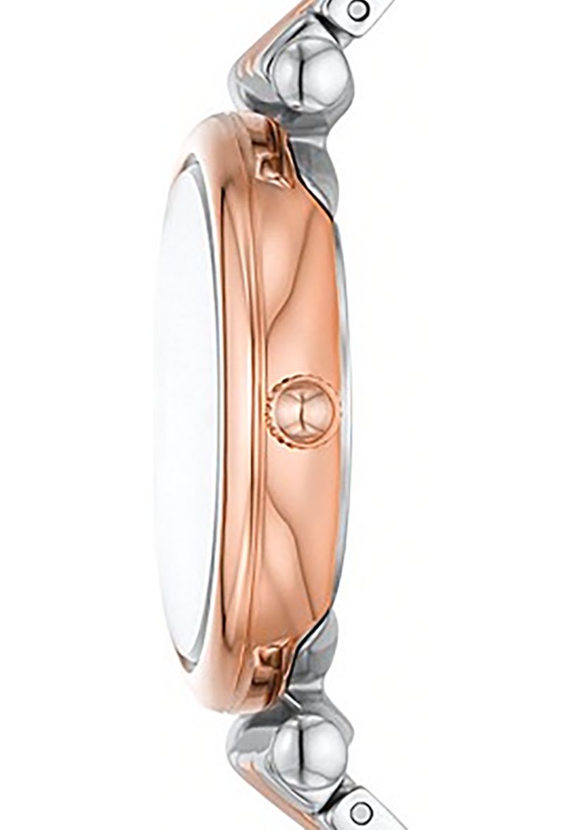 Carlie Three Hand Two Tone Stainless Steel Watch