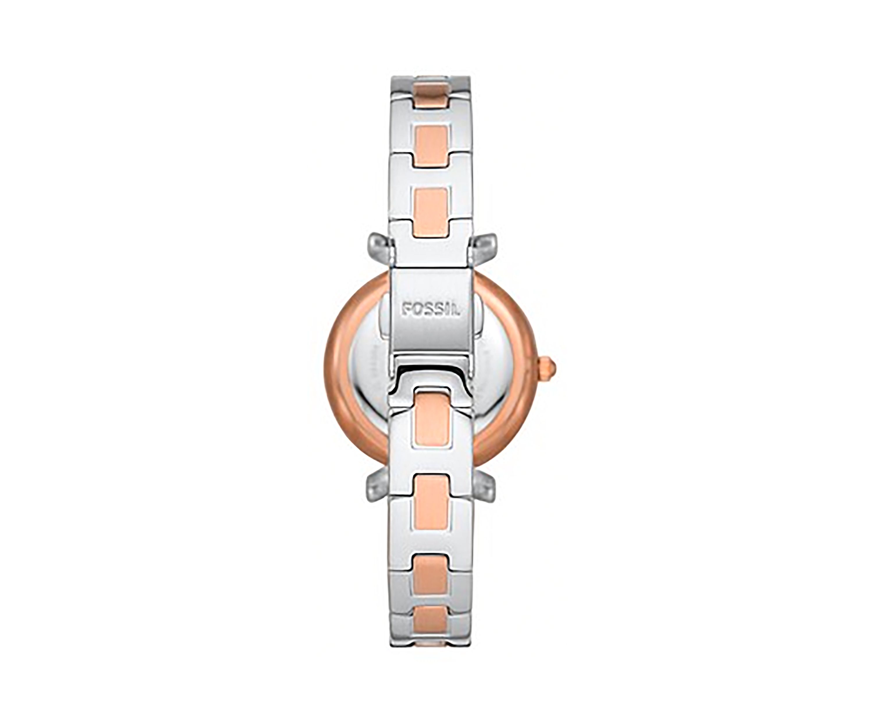 Carlie Three Hand Two Tone Stainless Steel Watch