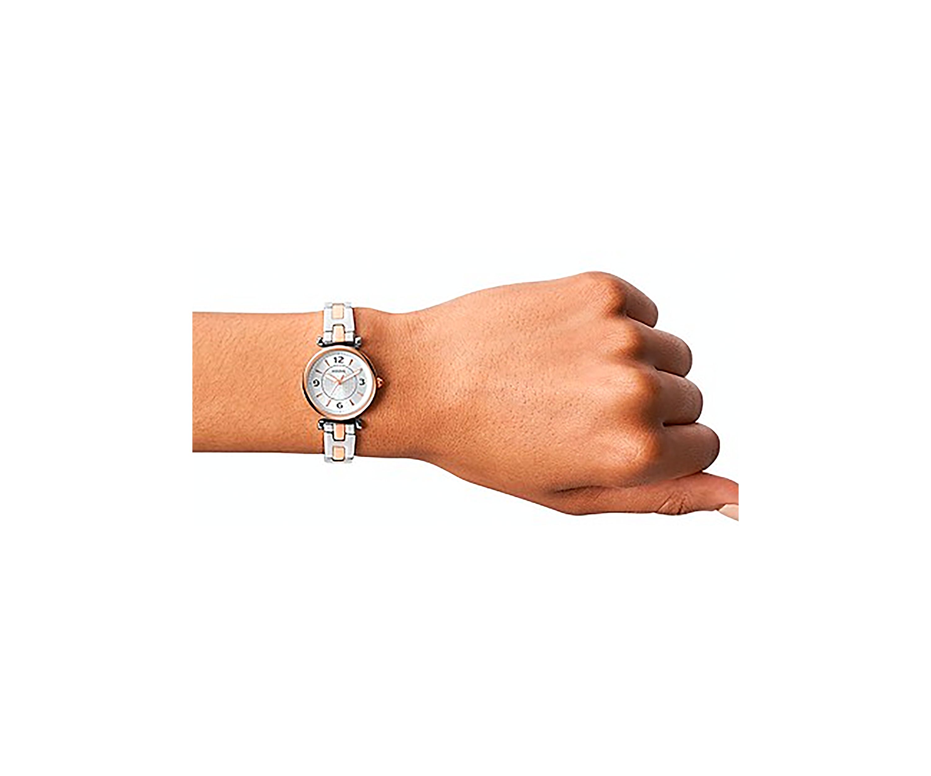 Carlie Three Hand Two Tone Stainless Steel Watch