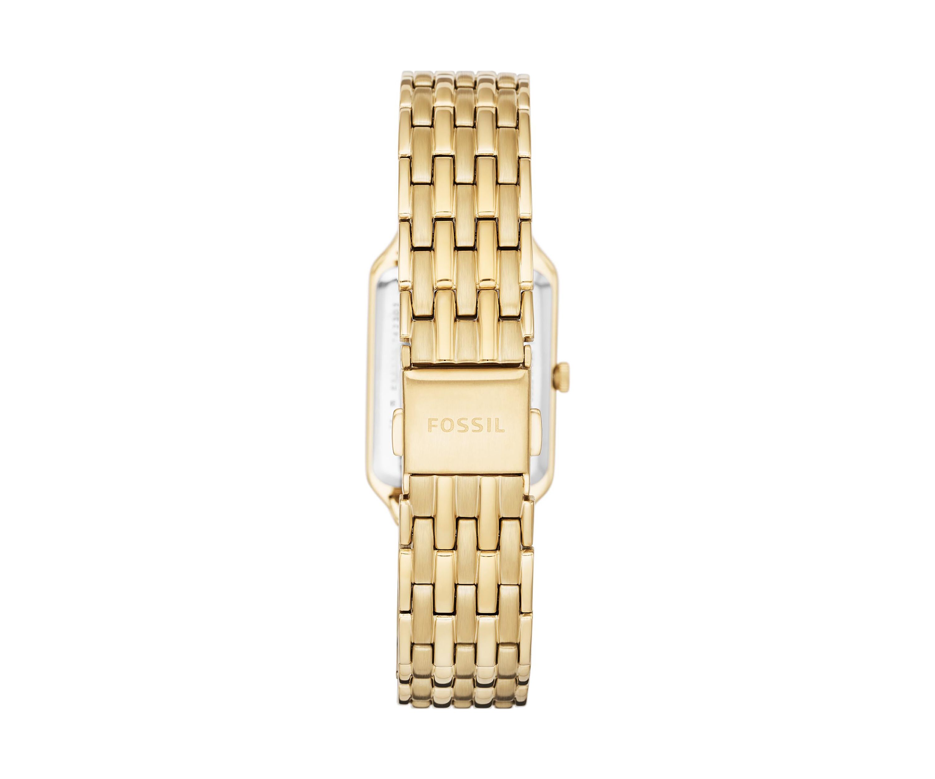 Raquel Three-Hand Date Gold-Tone Stainless Steel Watch
