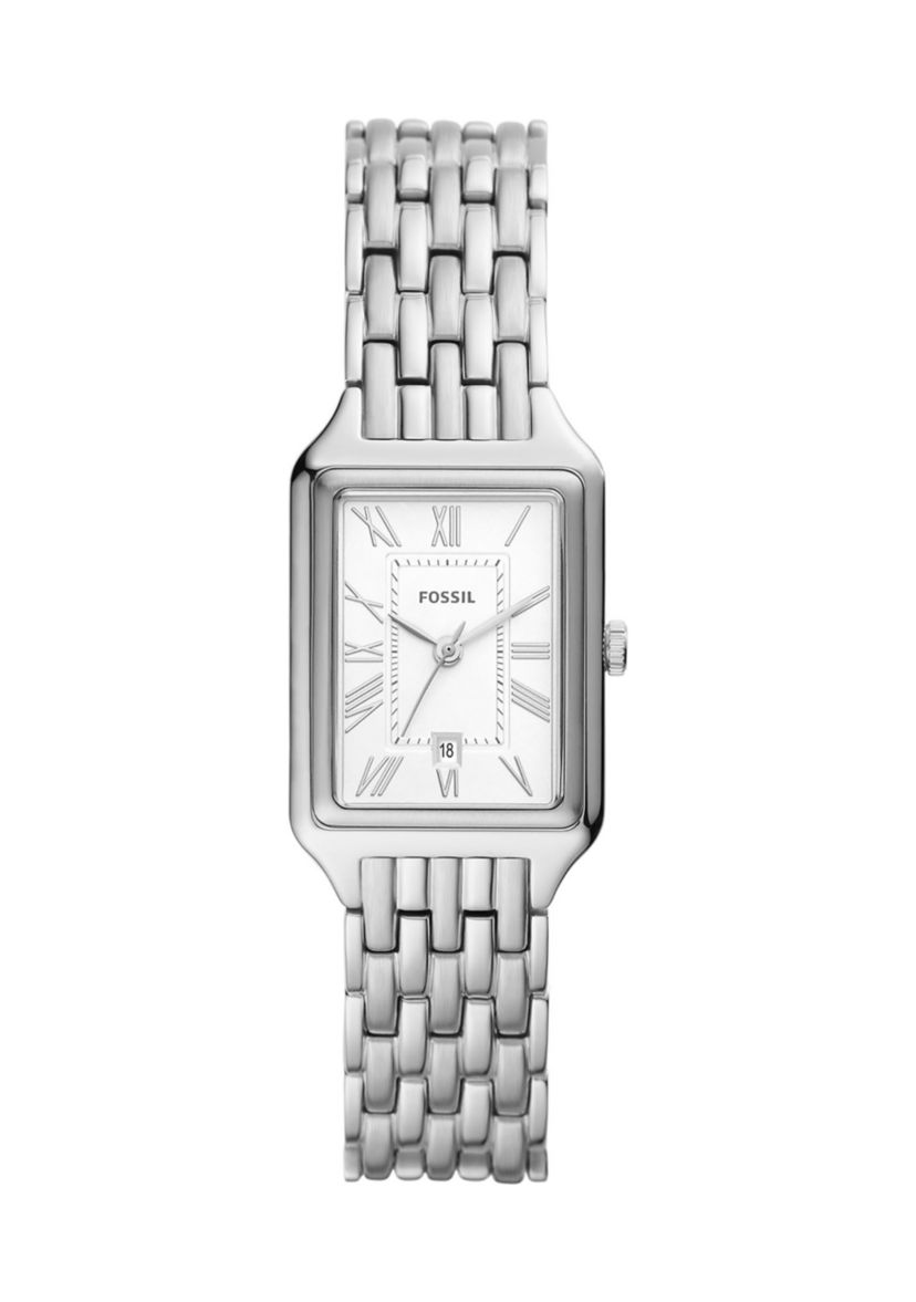 Raquel Three-Hand Date Stainless Steel Watch
