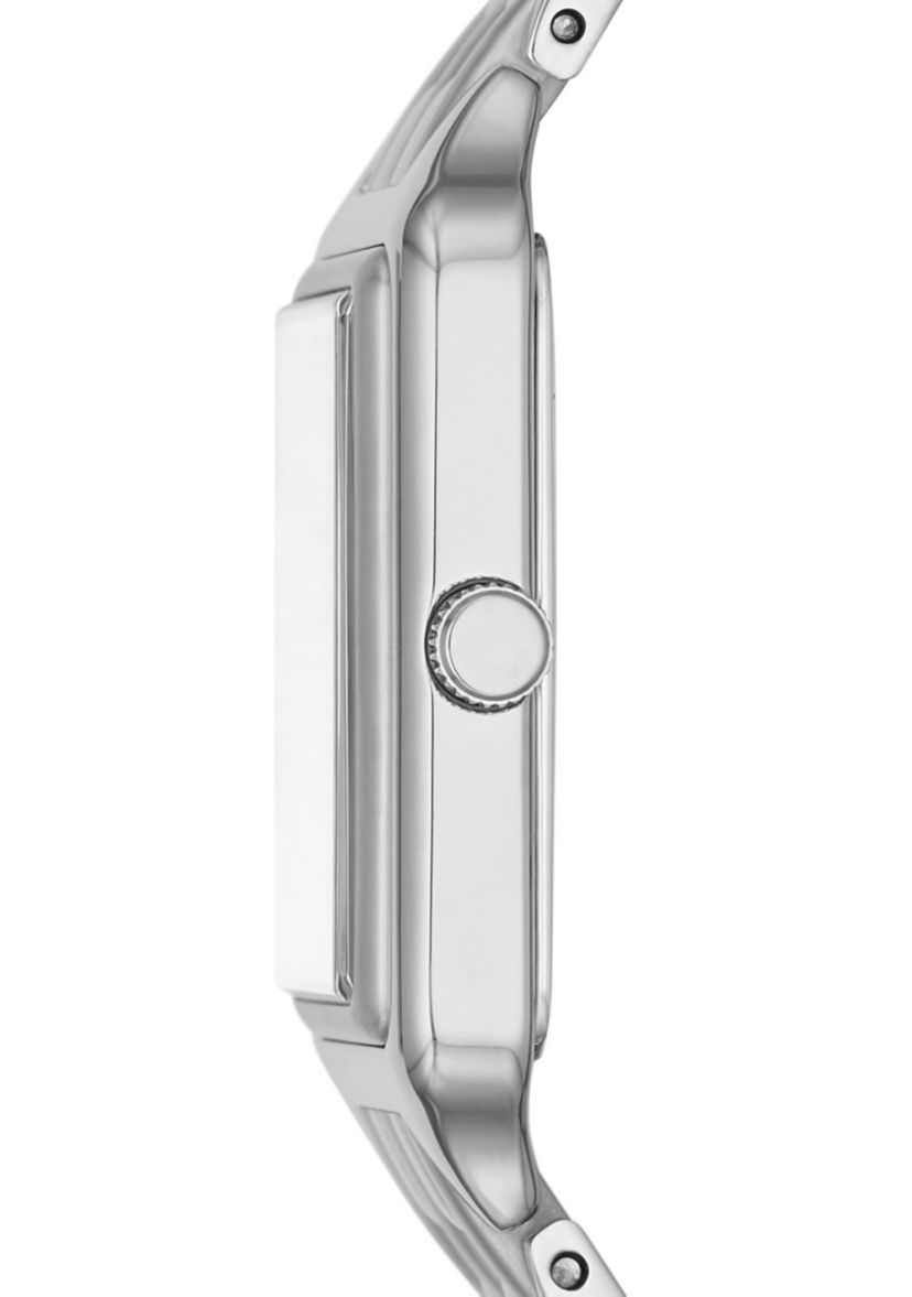 Raquel Three-Hand Date Stainless Steel Watch