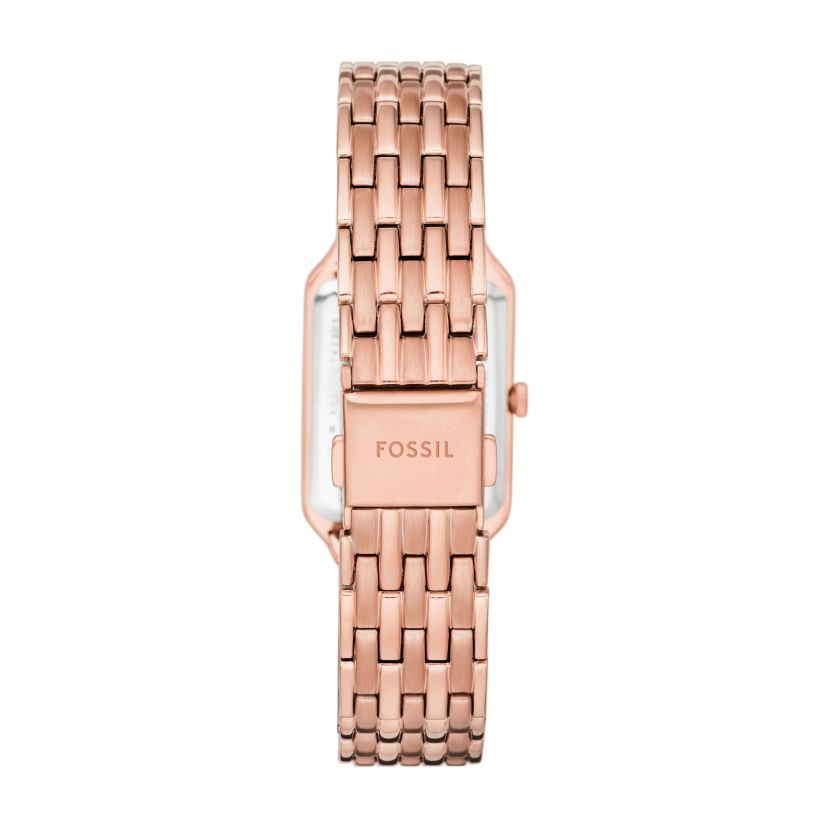 Raquel Three-Hand Date Rose Gold-Tone Stainless Steel Watch