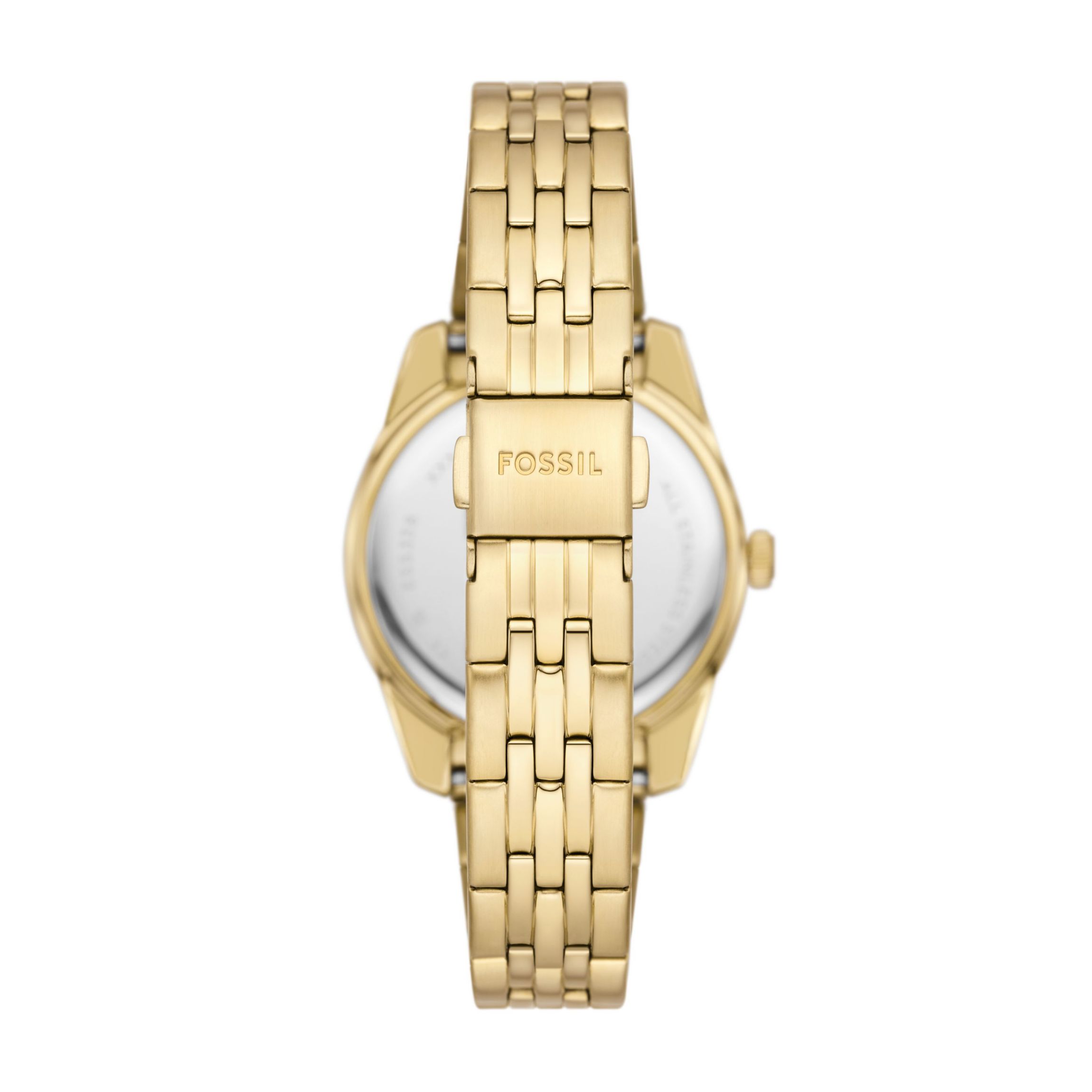 Scarlette Three-Hand Date Gold-Tone Stainless Steel Watch