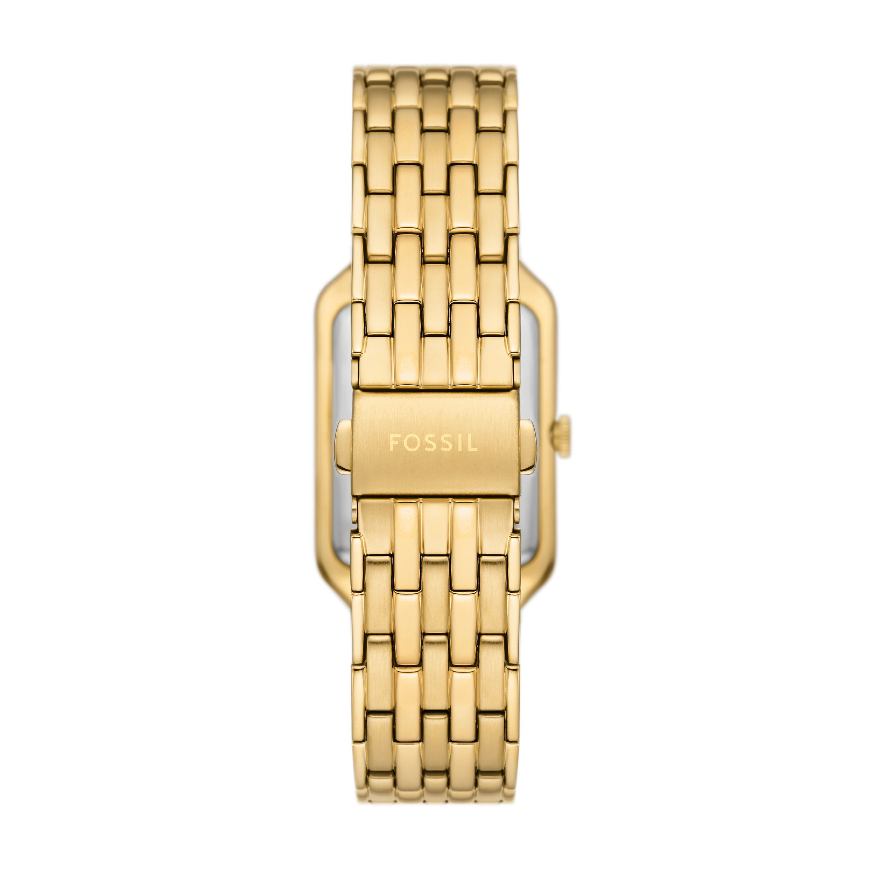 Raquel Three-Hand Date Gold-Tone Stainless Steel Watch