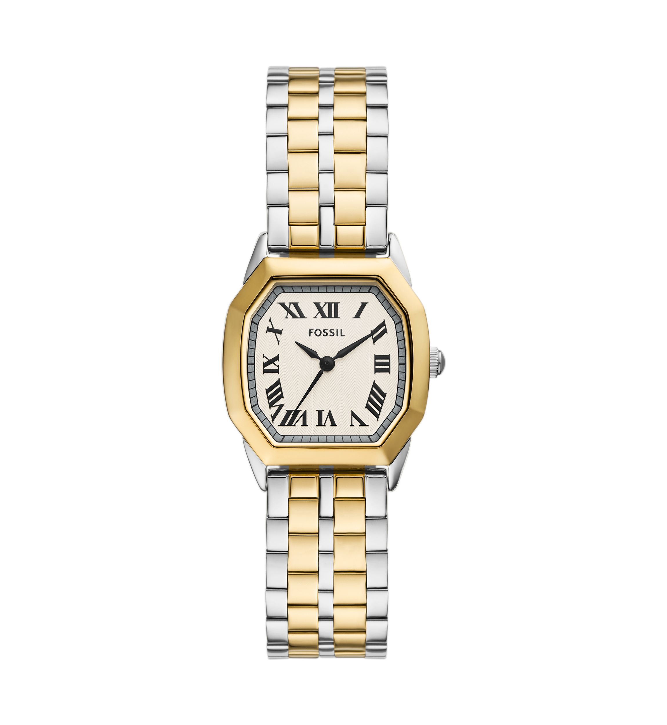 Harlow Three-Hand Two-Tone Stainless Steel Watch