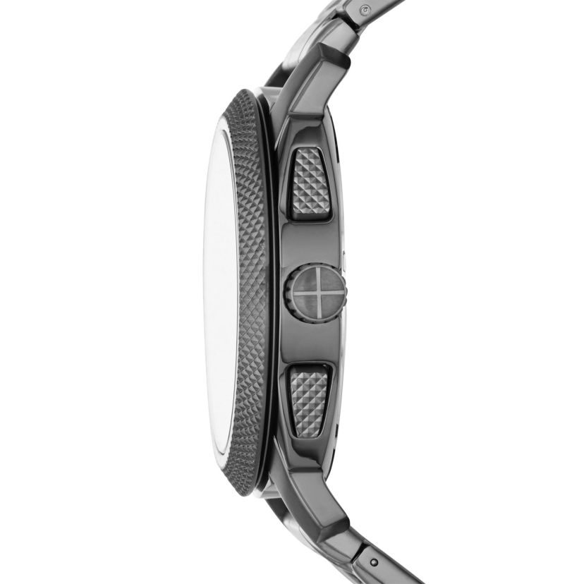 Machine Chronograph Smoke Stainless Steel Watch