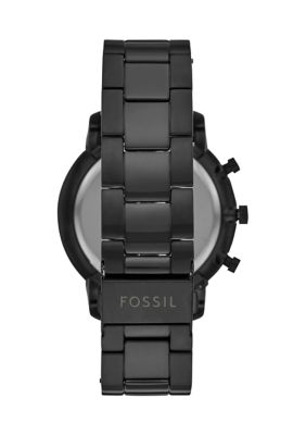 Fossil Neutra Chronograph Black Stainless Steel Watch belk