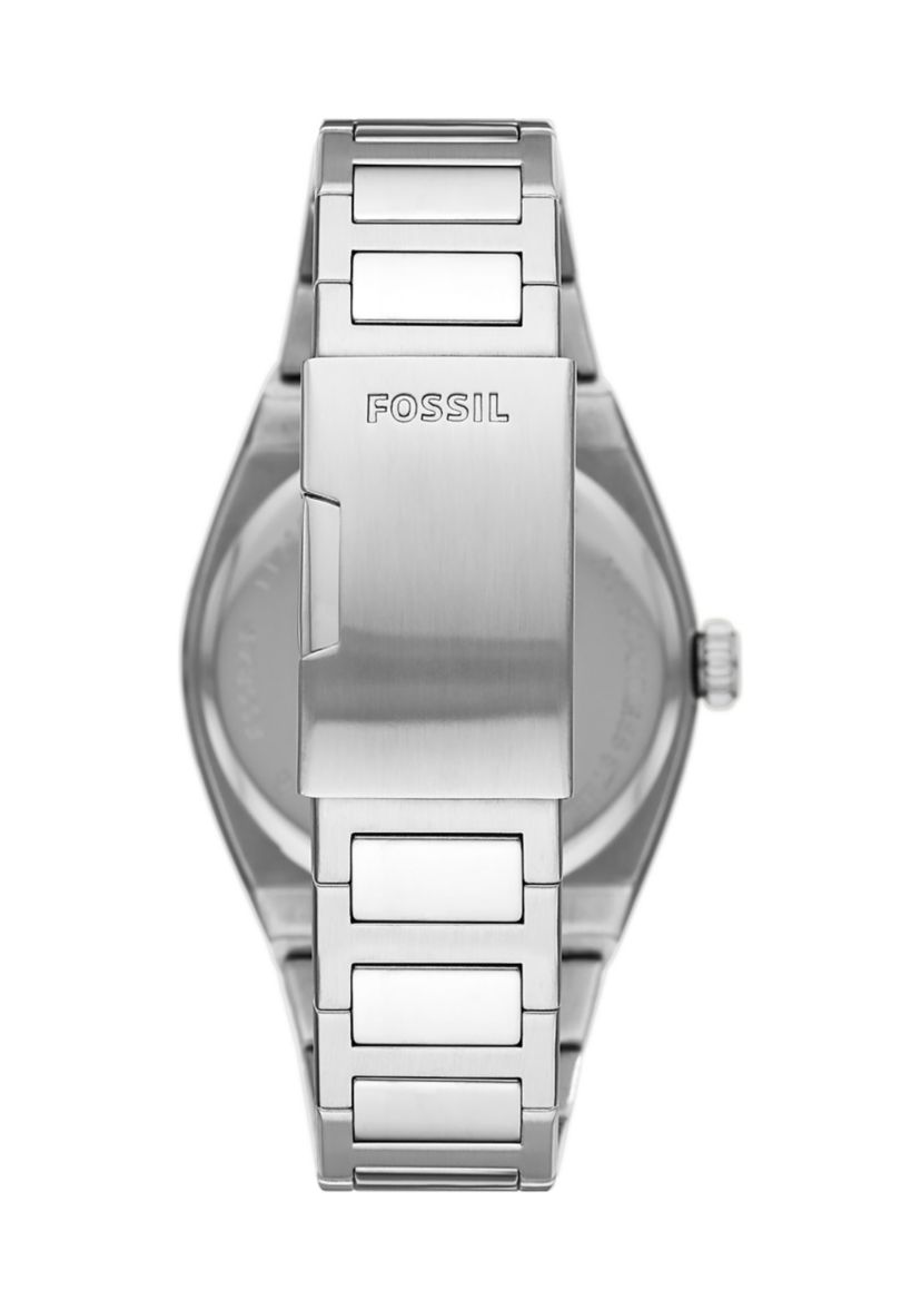 Everett Three-Hand Date Stainless Steel Watch